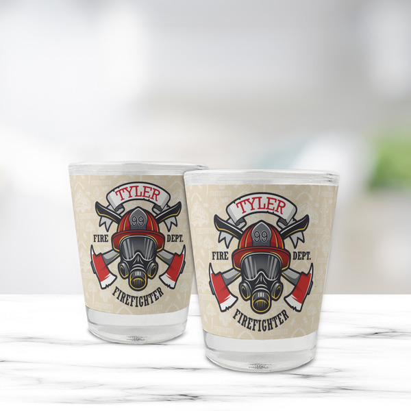Firefighter Glass Shot Glass - Standard - LIFESTYLE
