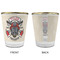 Firefighter Glass Shot Glass - with gold rim - APPROVAL