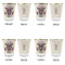 Firefighter Glass Shot Glass - with gold rim - Set of 4 - APPROVAL