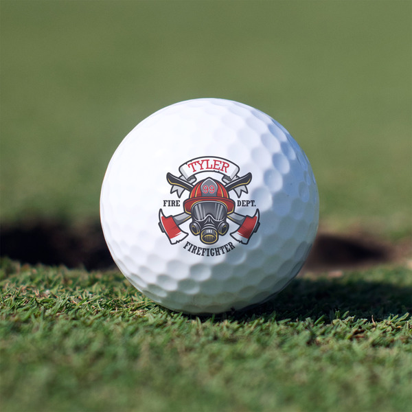 Custom Firefighter Golf Balls - Non-Branded - Set of 12 (Personalized)