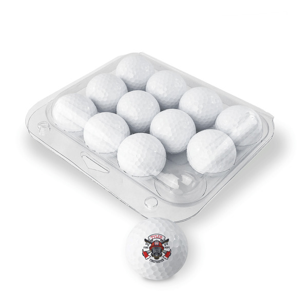 Firefighter Golf Balls - Generic - Set of 12 - PACKAGING