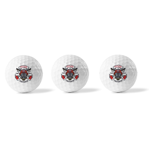 Firefighter Golf Balls - Generic - Set of 3 - APPROVAL