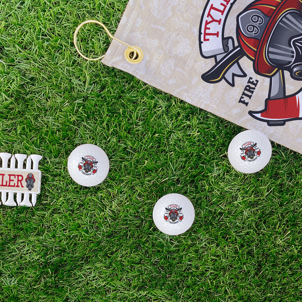 Firefighter Golf Balls - Generic - Set of 3 - LIFESTYLE