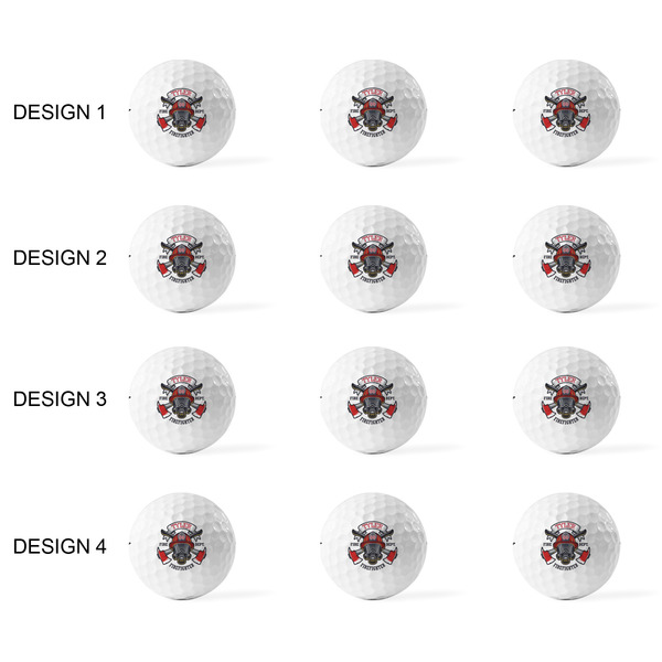 Firefighter Golf Balls - Titleist - Set of 12 - APPROVAL