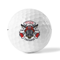 Firefighter Personalized Golf Ball - Titleist Pro V1 - Set of 3 (Personalized)