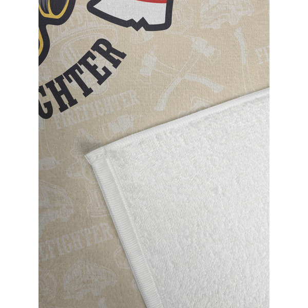 Firefighter Golf Towel - Detail