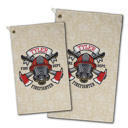Firefighter Golf Towel - Poly-Cotton Blend w/ Name or Text