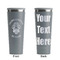 Firefighter Grey RTIC Everyday Tumbler - 28 oz. - Front and Back