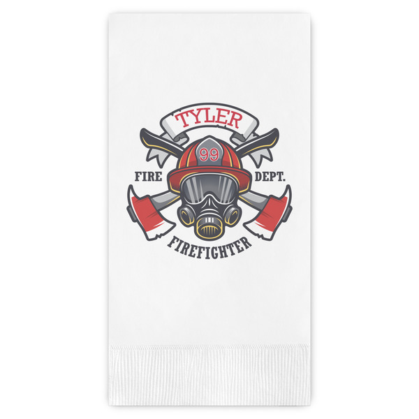 Custom Firefighter Guest Towels - Full Color (Personalized)