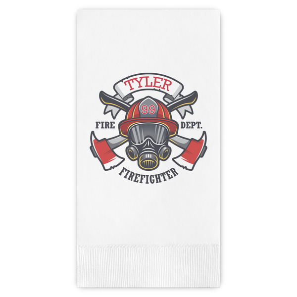 Custom Firefighter Guest Paper Towels - Full Color (Personalized)