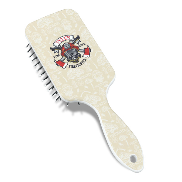 Firefighter Hair Brush - Angle View