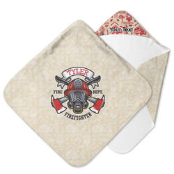 Firefighter Hooded Baby Towel (Personalized)
