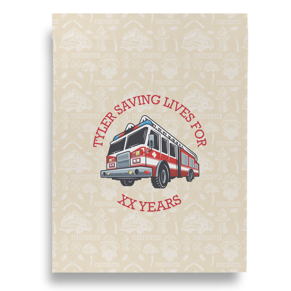 Firefighter House Flags - Double Sided - BACK