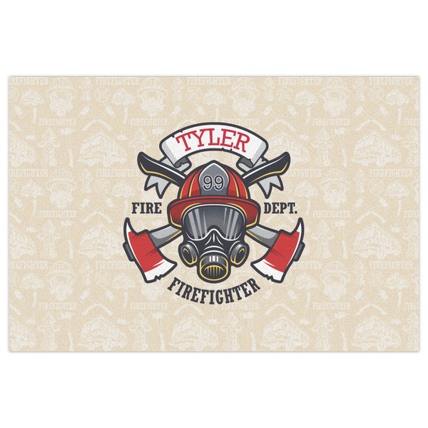 Firefighter Indoor / Outdoor Rug - 2'x3' - Front Flat