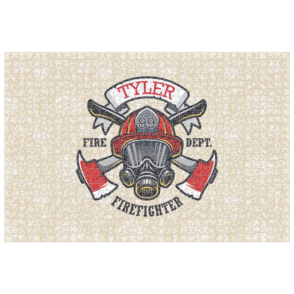 Custom Firefighter 1014 pc Jigsaw Puzzle (Personalized)