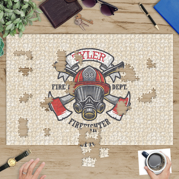 Firefighter Jigsaw Puzzle 1014 Piece - In Context