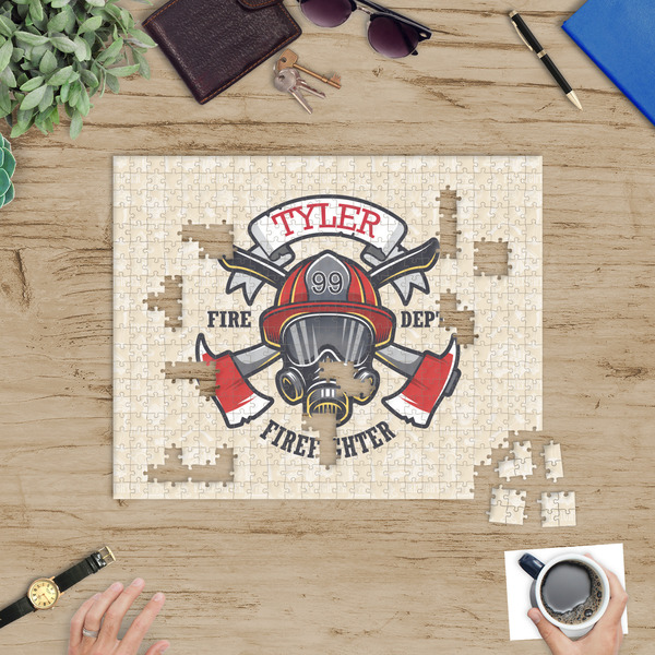 Firefighter Jigsaw Puzzle 500 Piece - In Context