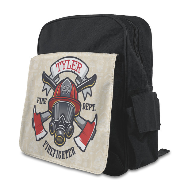 Custom Firefighter Preschool Backpack (Personalized)