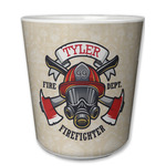 Firefighter Plastic Tumbler 6oz (Personalized)