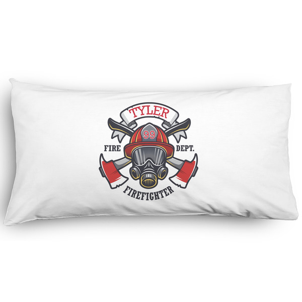 Custom Firefighter Pillow Case - King - Graphic (Personalized)