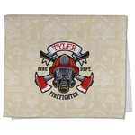 Firefighter Kitchen Towel - Poly Cotton w/ Name or Text