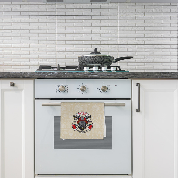 Firefighter Kitchen Towel - Poly Cotton - Lifestyle