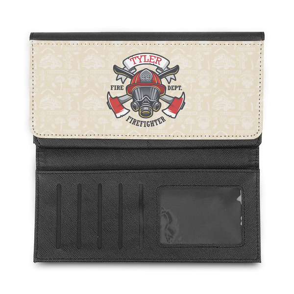 Firefighter Ladies Wallet - Half Way Open