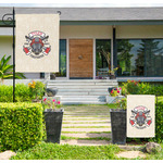 Firefighter Large Garden Flag - Single Sided (Personalized)