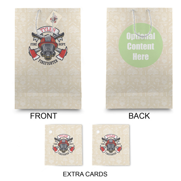 Firefighter Large Gift Bag - Approval