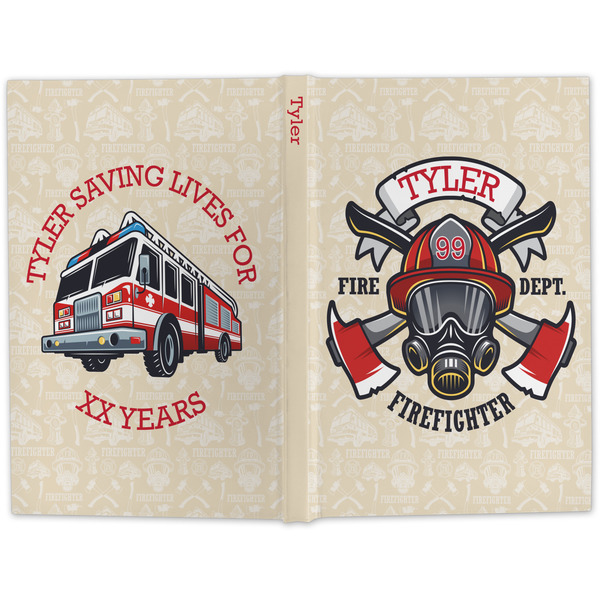 Firefighter Large Hard Cover Journal - Apvl