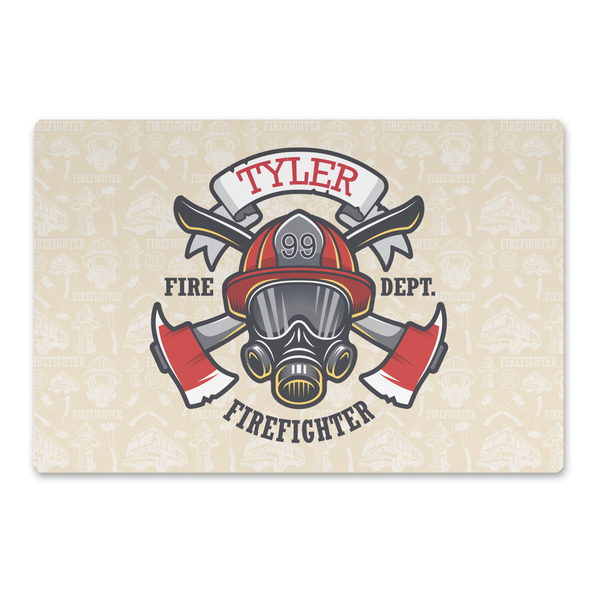 Custom Firefighter Large Rectangle Car Magnet (Personalized)
