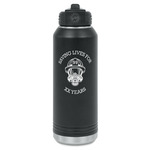 Firefighter Water Bottles - Laser Engraved - Front & Back (Personalized)