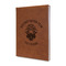 Firefighter Leather Sketchbook - Small - Single Sided - Angled View
