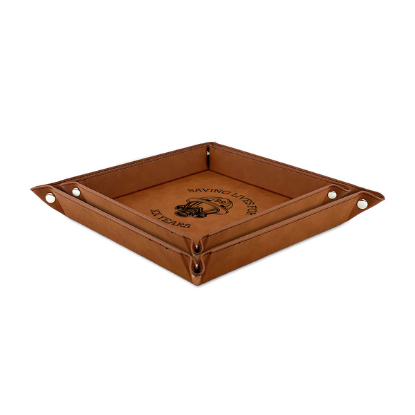 Firefighter Leather Valet Trays - PARENT MAIN (both trays)