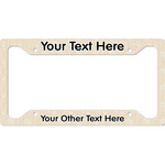 Firefighter License Plate Frame - Style A (Personalized)