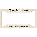 Firefighter License Plate Frame (Personalized)