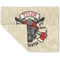 Firefighter Linen Placemat - Folded Corner (double side)