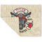 Firefighter Double-Sided Linen Placemat - Single w/ Name or Text