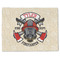 Firefighter Single-Sided Linen Placemat - Single w/ Name or Text