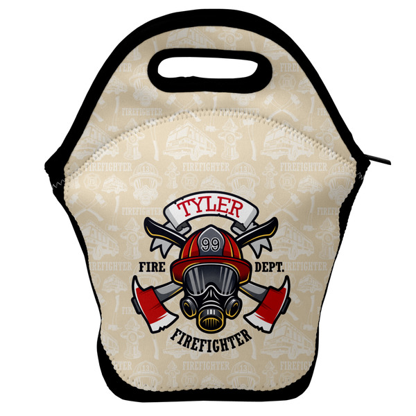 Custom Firefighter Lunch Bag w/ Name or Text