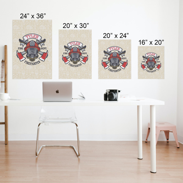 Firefighter Matte Poster - Sizes
