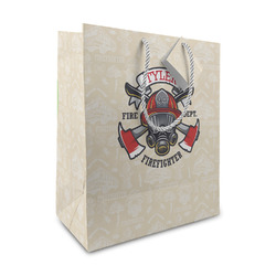 Firefighter Medium Gift Bag (Personalized)