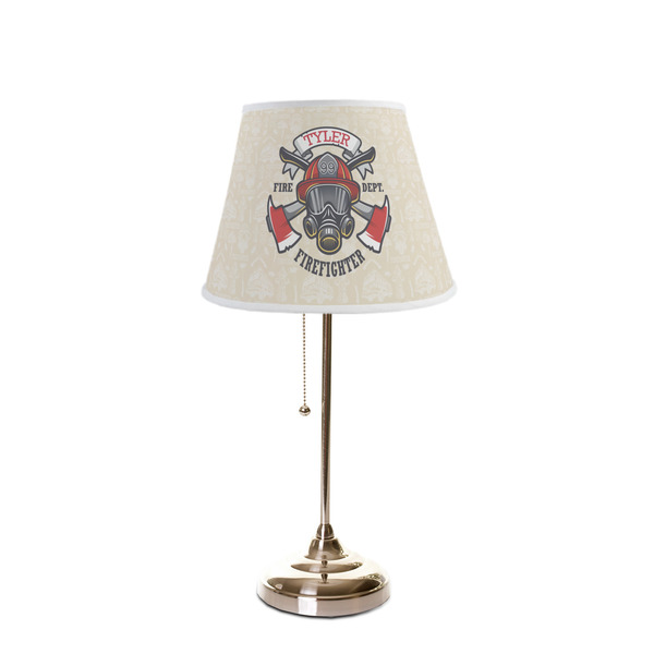 Firefighter Poly Film Empire Lampshade - On Stand