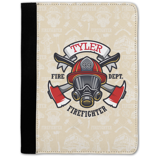 Custom Firefighter Notebook Padfolio - Medium w/ Name or Text