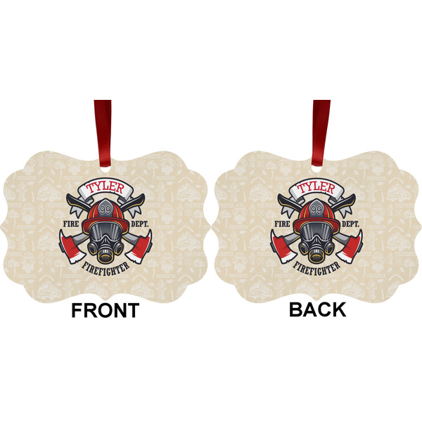 Firefighter Metal Benilux Ornament - Front and Back (APPROVAL)