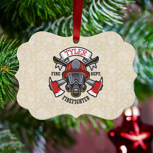 Firefighter Metal Benilux Ornament - Lifestyle