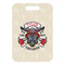 Firefighter Metal Luggage Tag - Front Without Strap