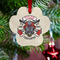 Firefighter Metal Paw Ornament - Lifestyle
