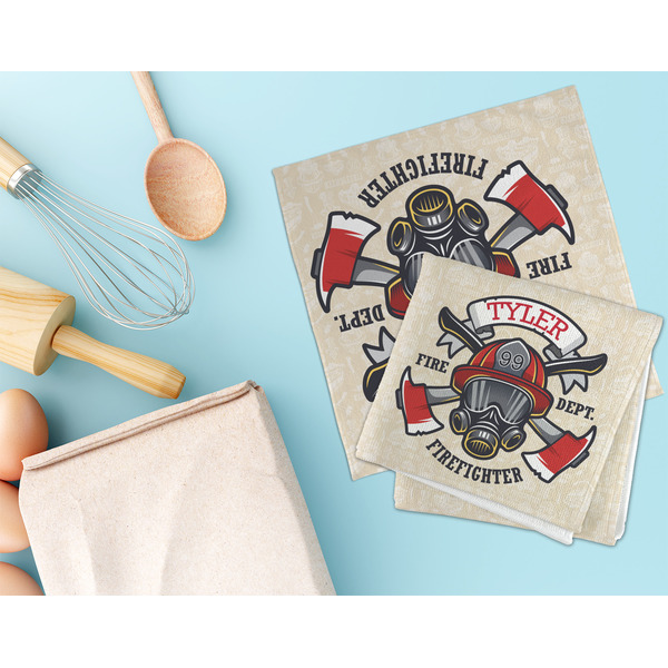Firefighter Microfiber Dish Rag - LIFESTYLE