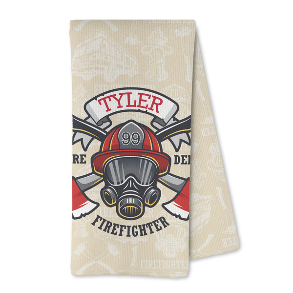 Custom Firefighter Kitchen Towel - Microfiber (Personalized)